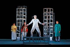 青年劇場「行きたい場所をどうぞ」の舞台より