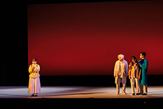 青年劇場「行きたい場所をどうぞ」の舞台より